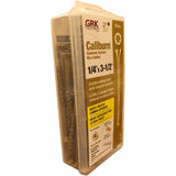 50 Pack 1/4" x 3-1/2" Flat Head Concrete Screws