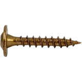 #8 x 1-1/4" Cabinet Screws - Low Profile, 100 Pack