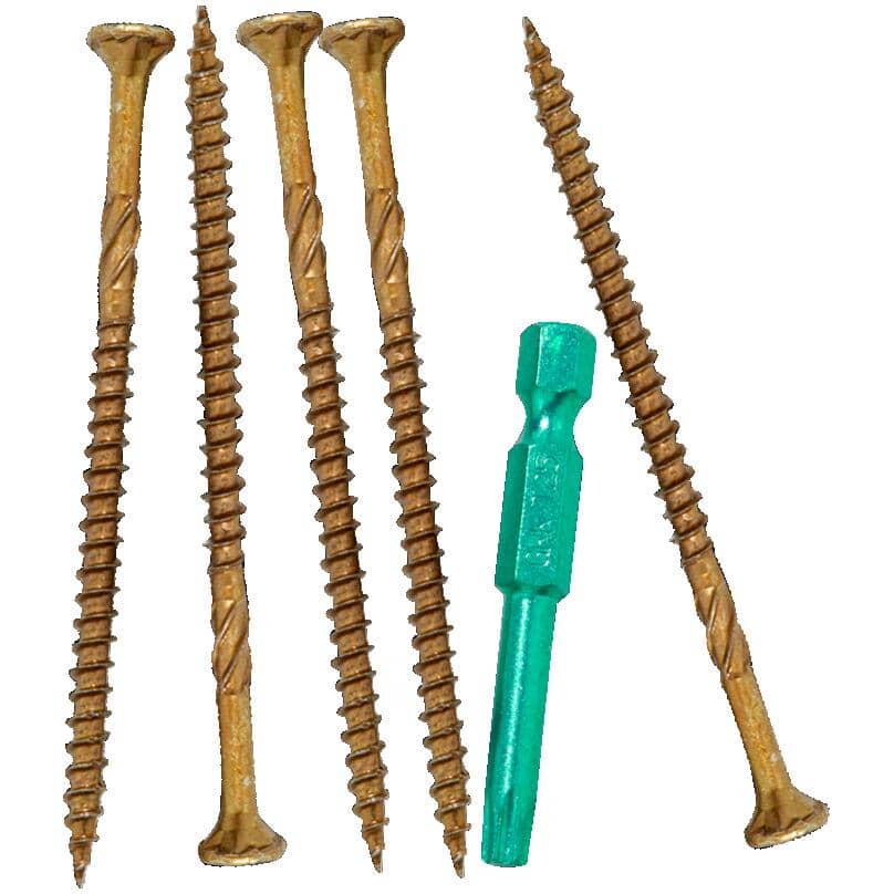 #9 x 2-1/2" Climatek Star Drive R4 Structural Wood Screws - 575 Pack