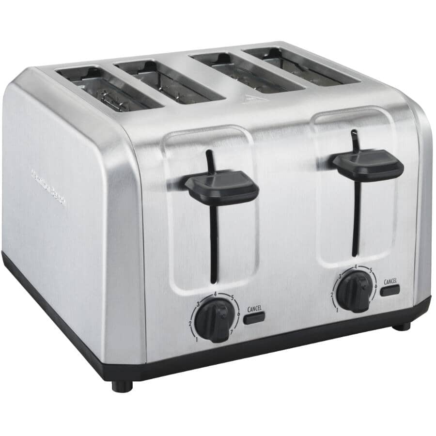4-Slice Toaster with Extra Wide Slots - Brushed Stainless Steel