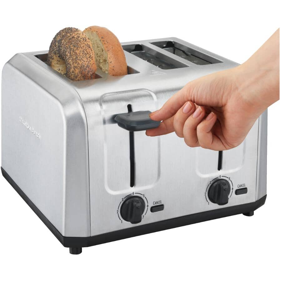 4-Slice Toaster with Extra Wide Slots - Brushed Stainless Steel