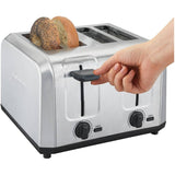 4-Slice Toaster with Extra Wide Slots - Brushed Stainless Steel