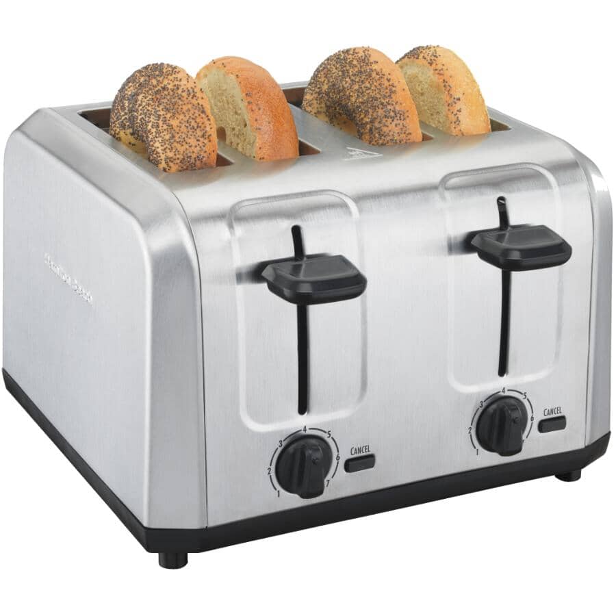 4-Slice Toaster with Extra Wide Slots - Brushed Stainless Steel