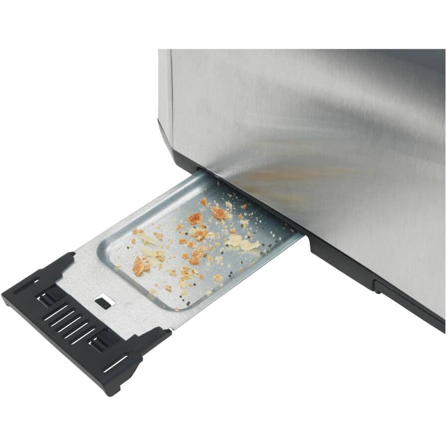 4-Slice Toaster with Extra Wide Slots - Brushed Stainless Steel