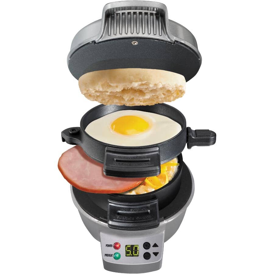 Breakfast Sandwich Maker (25478RC) - Silver