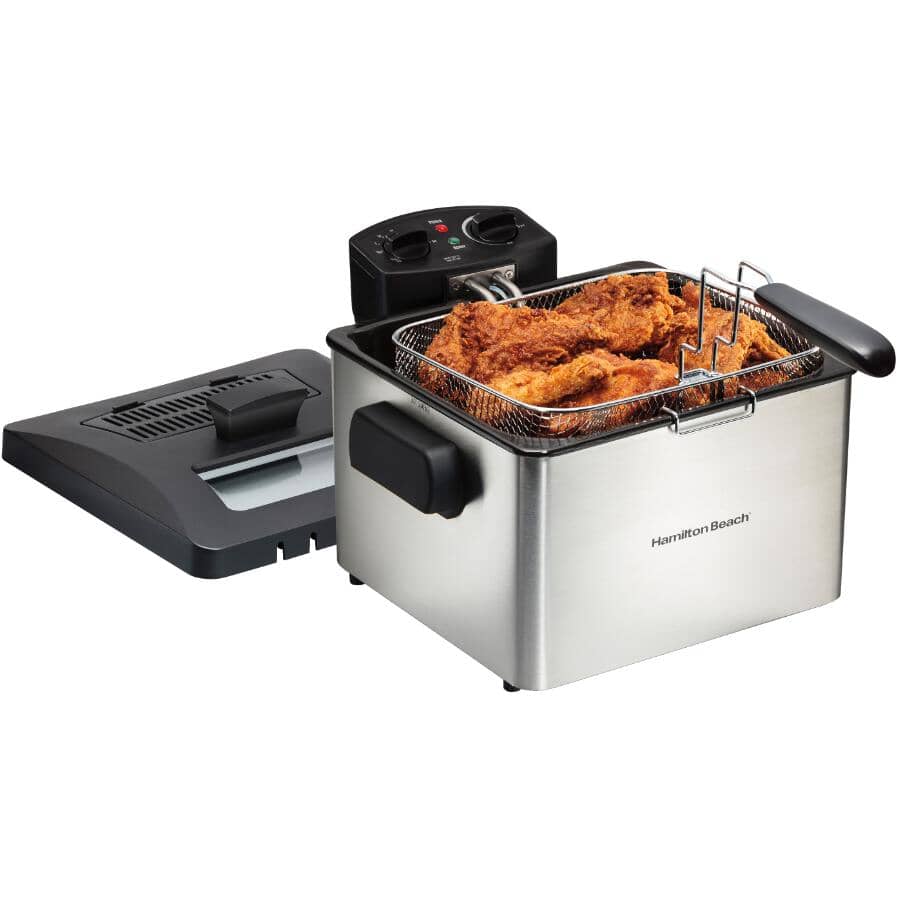 Deep Fryer with Timer (35043C) - Stainless Steel, 5 L