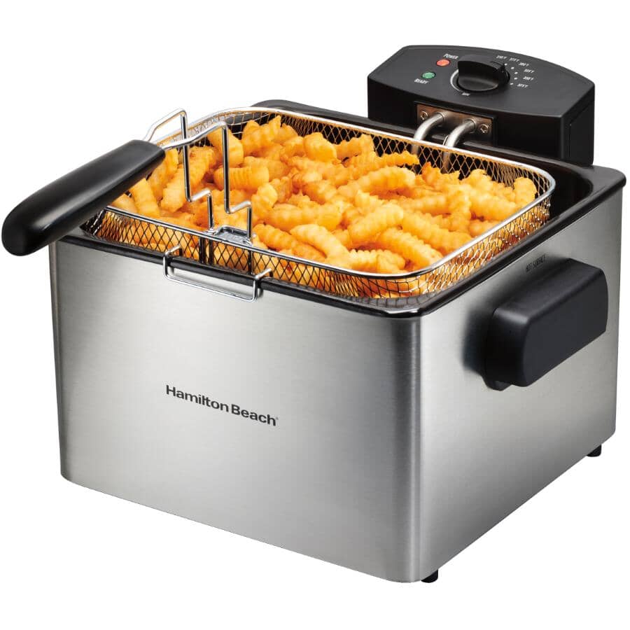 Deep Fryer with Timer (35043C) - Stainless Steel, 5 L