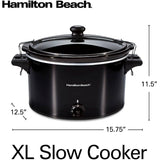 Stay or Go Slow Cooker (33195) - Black, 10 Qt