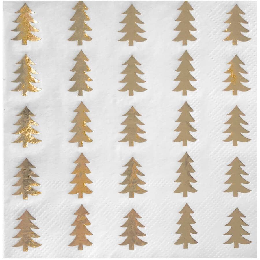 Tree Paper Cocktail Napkins - 20 Pack