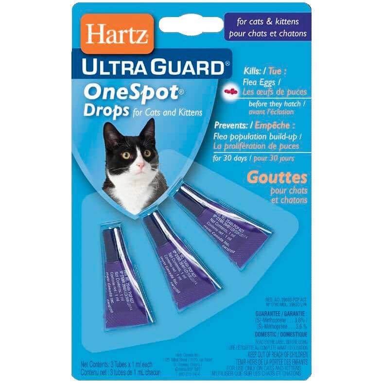 Flea One Spot Drops Cat Treatment - 3 Pack