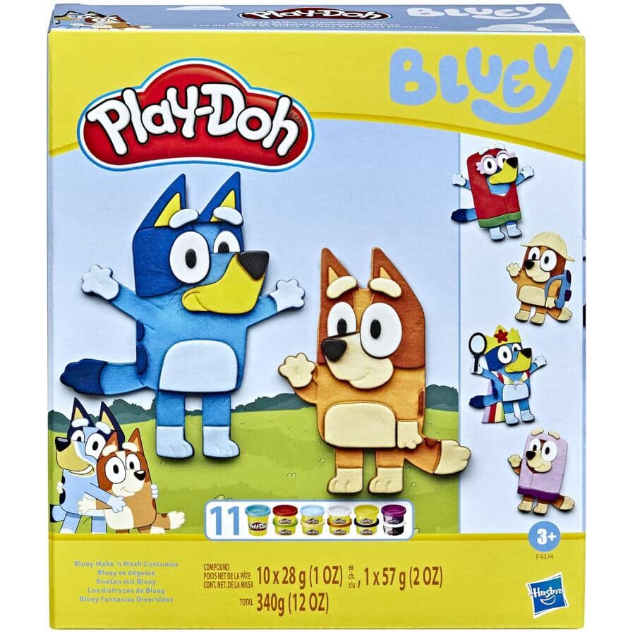 Play-Doh Bluey Make 'N Mash Costumes Set