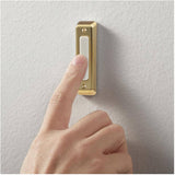 Wired Push Button Doorbell - Polished Brass