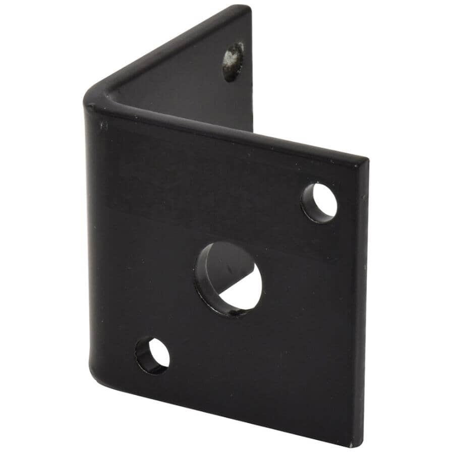 1-13/20" x 1-1/2" x 1/8" Corner Brace - Black