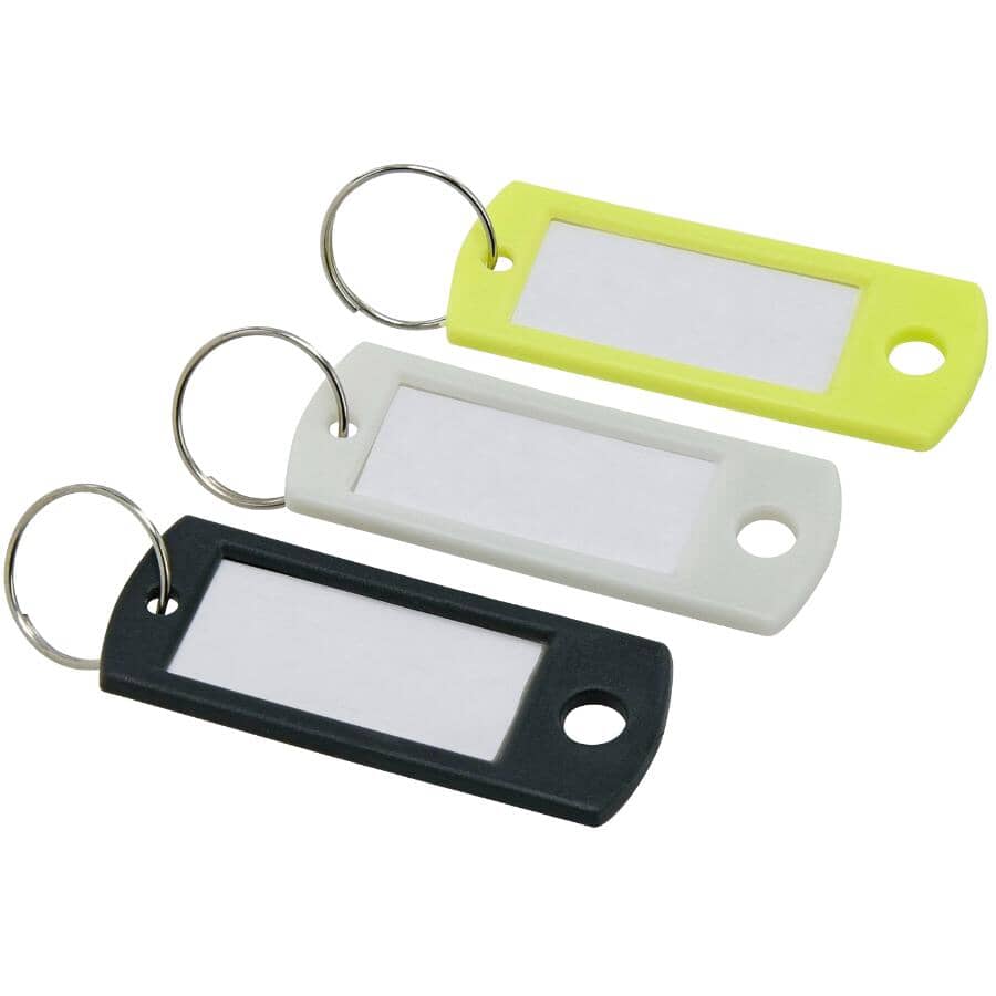 3 Pack Flexible ID Tag with Ring