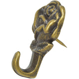 3 Pack Rose Antique Brass Push Pin 20lb Picture Hangers
