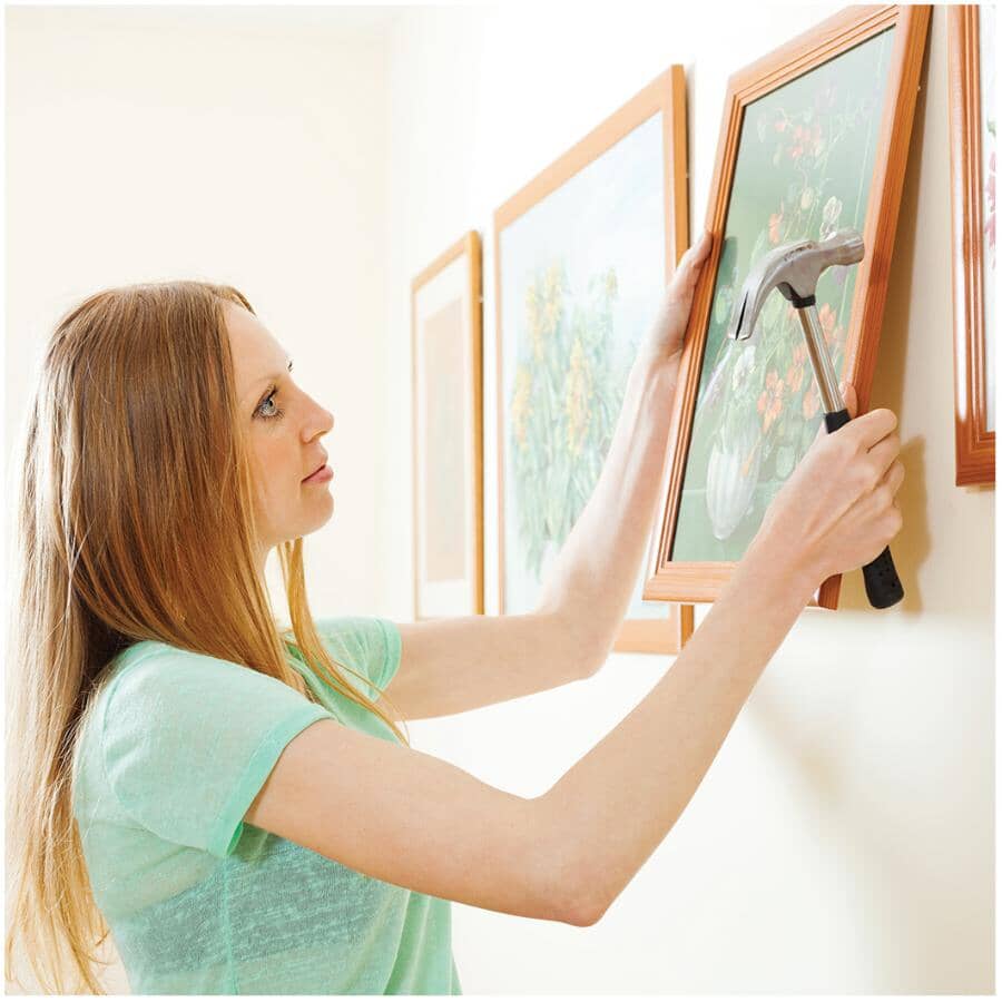 Brass Conventional 100lb Picture Hangers - 2 Pack