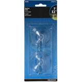 Large Clear Suction Hooks, 7lbs - 2 Pack