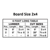 2-3/8" Diameter Metal Picnic Table Frame