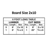 2-3/8" Diameter Metal Picnic Table Frame