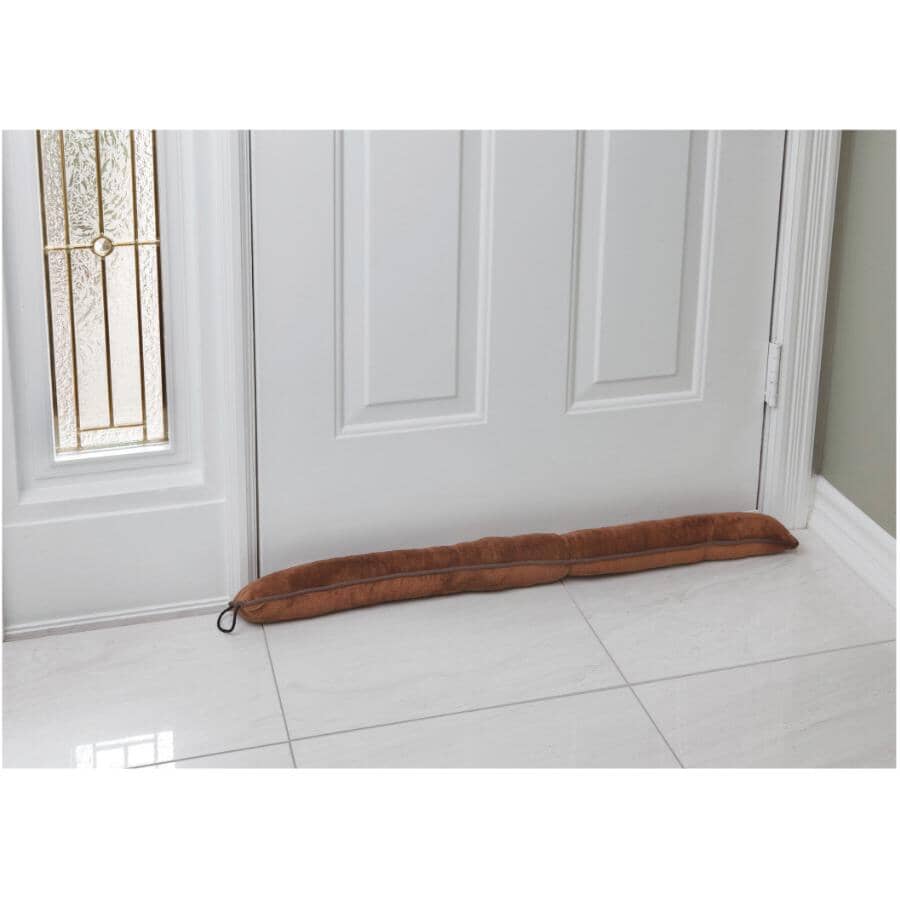 3' Brown Snake Draft Stopper