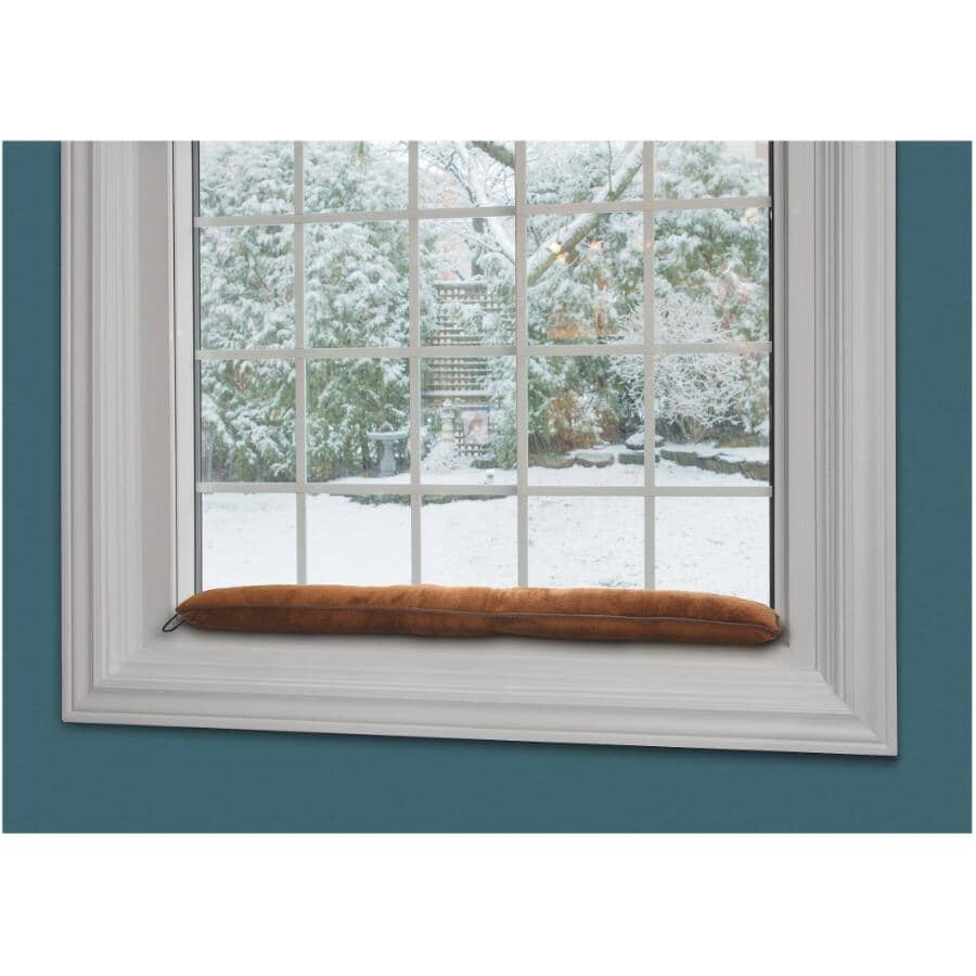 3' Brown Snake Draft Stopper