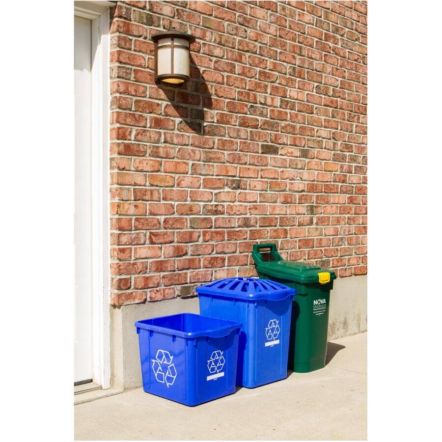 83L Blue Curbside Recycle Box