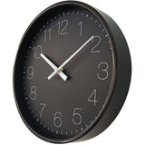 10" Round Wall Clock - Black