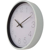 10" Round Wall Clock - White