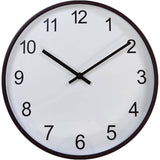 12" Round Wall Clock - White