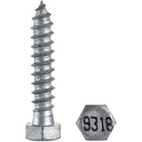 3/8" x 2" Galvanized Hex Lag Screw