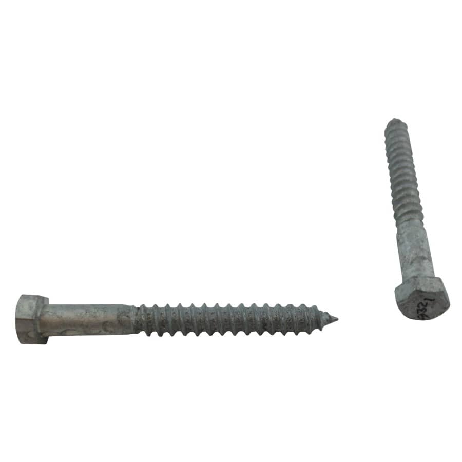 3/8" x 3-1/2" Galvanized Hex Lag Screw