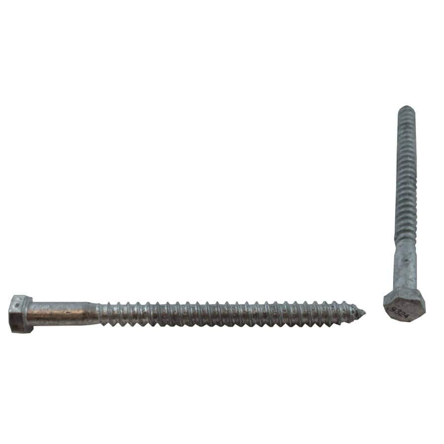3/8" x 5" Galvanized Hex Lag Screw
