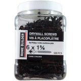 500 Pack #6 x 1-5/8" Coarse Thread Drywall Screws