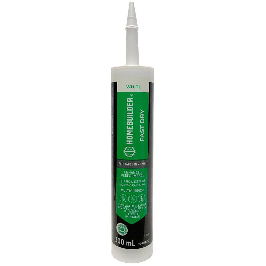 Interior Fast Dry Caulking - White, 300 ml