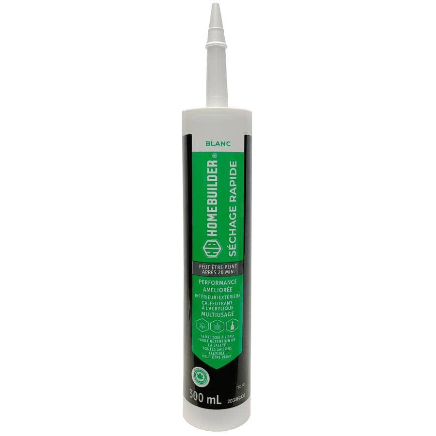 Interior Fast Dry Caulking - White, 300 ml