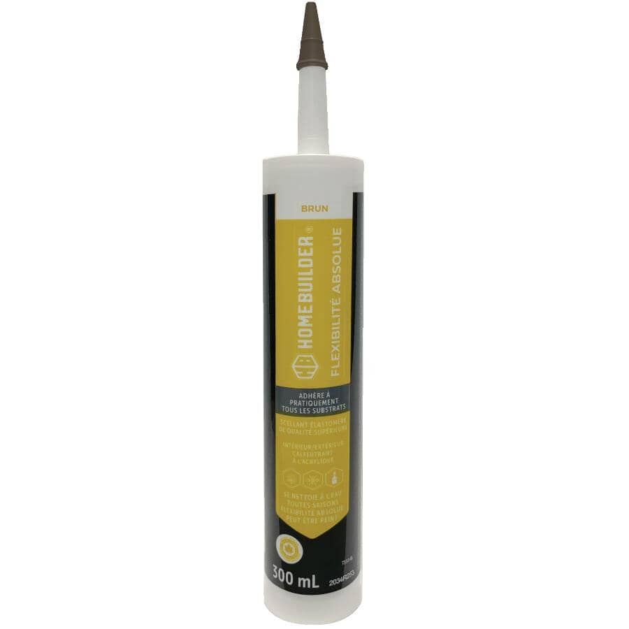 Total Stretch Acrylic Caulking - Brown, 300 ml