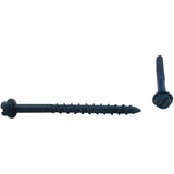 10 Pack 3/16" x 2-1/4" Hex Head Concrete Screws, with Drill Bit