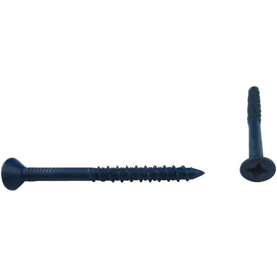 1/4" x 2-3/4" Star Concrete Screws with Bit - 10 Pack