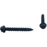 25 Pack 1/4" x 1-3/4" Hex Head Concrete Screws