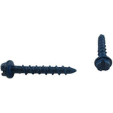 25 Pack 3/16" x 1-1/4" Hex Head Concrete Screws