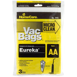 Type AA Eureka Vacuum Cleaner Bag - Microfiltration, 3 Pack