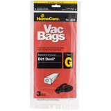 Type G Dirt Devil Handheld Vacuum Cleaner Bag - 3 Pack