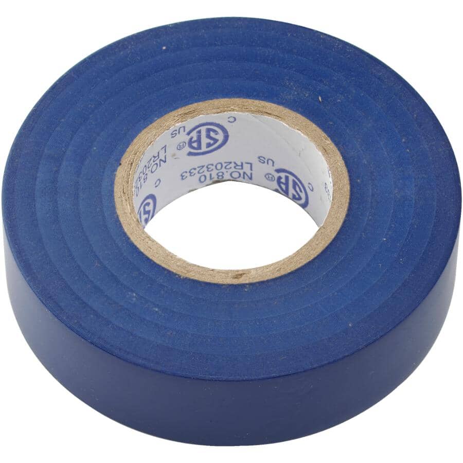 PVC Electrical Tape - Blue, 7 mil x 3/4" x 60'
