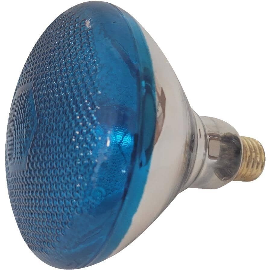 100W PAR38 Medium Base Blue Indoor & Outdoor Flood Light Bulb