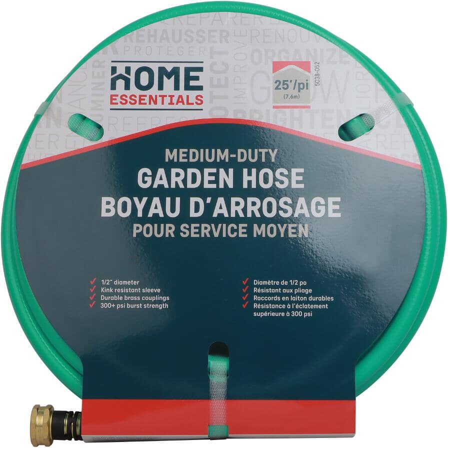 1/2" x 25' PVC/Vinyl Garden Hose