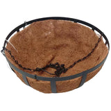 14" Heavy Duty Hanging Wire Basket - with Coco Liner
