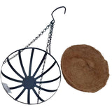 14" Heavy Duty Hanging Wire Basket - with Coco Liner