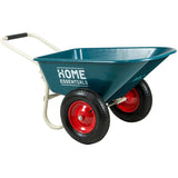 5 Cu. Ft Poly Tray Wheelbarrow with Dual Wheels