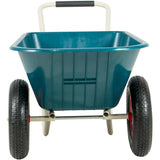 5 Cu. Ft Poly Tray Wheelbarrow with Dual Wheels