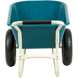 5 Cu. Ft Poly Tray Wheelbarrow with Dual Wheels